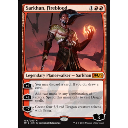 Sarkhan, Fireblood FOIL - M19