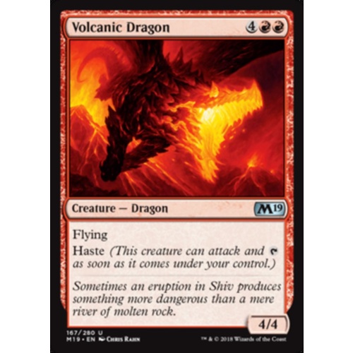 Volcanic Dragon FOIL - M19