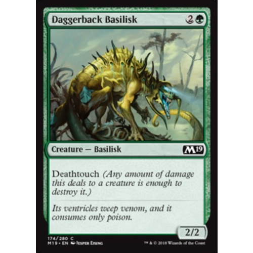 Daggerback Basilisk FOIL - M19