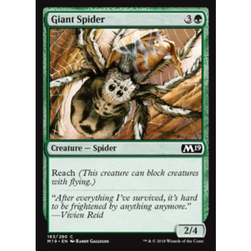 Giant Spider FOIL - M19