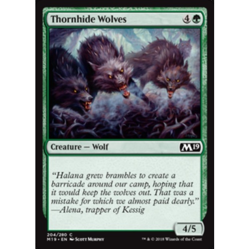 Thornhide Wolves FOIL - M19