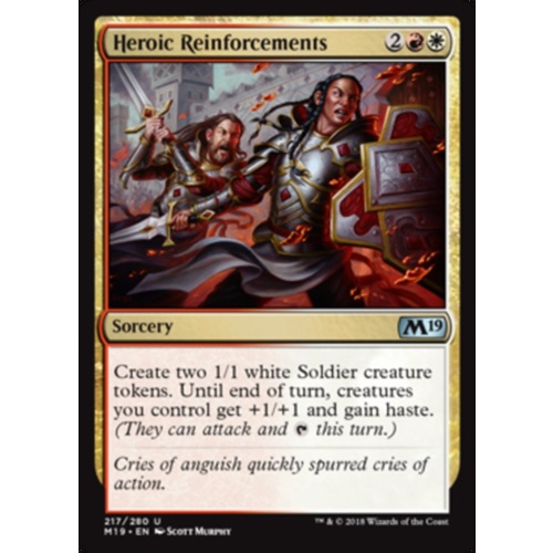 Heroic Reinforcements FOIL - M19
