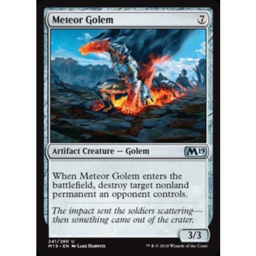Meteor Golem FOIL - M19