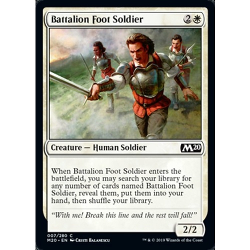 Battalion Foot Soldier FOIL - M20