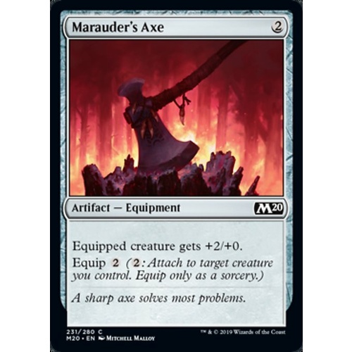 Marauder's Axe FOIL - M20