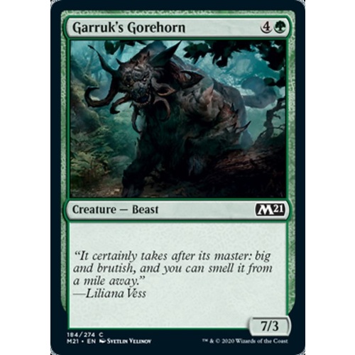 Garruk's Gorehorn - M21