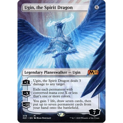 Ugin, the Spirit Dragon (Borderless Alternate Art) - M21