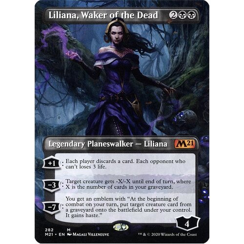 Liliana, Waker of the Dead (Borderless Alternate Art) - M21