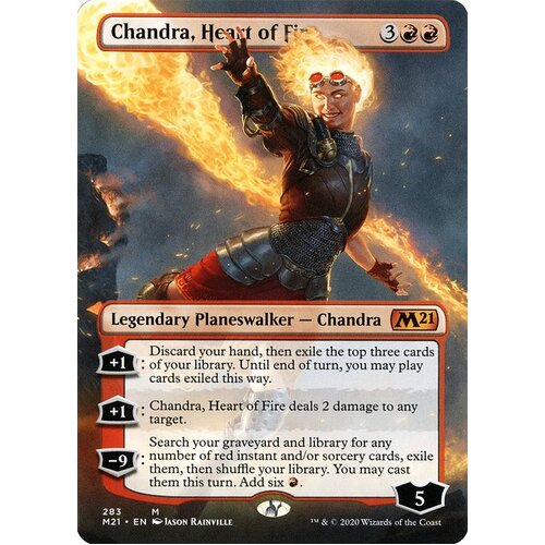Chandra, Heart of Fire (Borderless Alternate Art) - M21