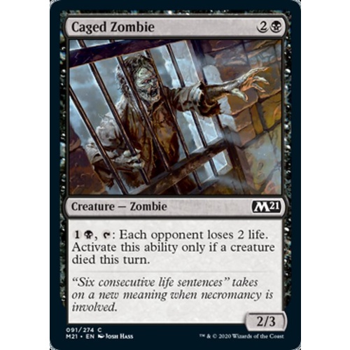Caged Zombie FOIL - M21