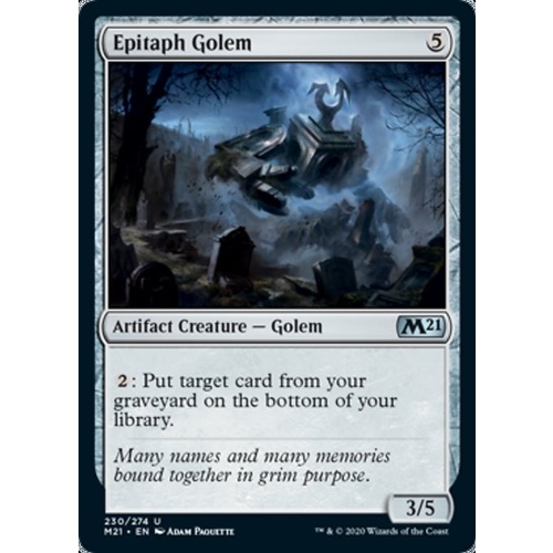 Epitaph Golem FOIL - M21
