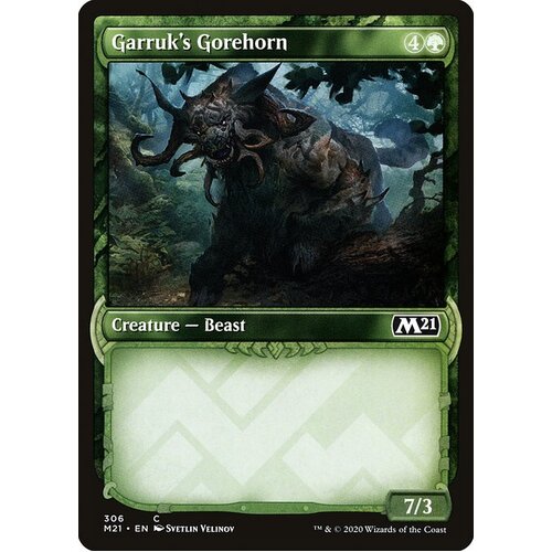 Garruk's Gorehorn (Showcase) FOIL - M21