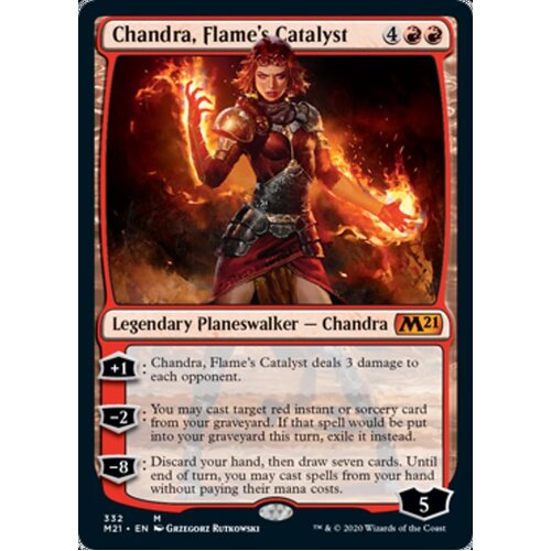 Chandra, Flame's Catalyst (Planeswalker Deck) FOIL - M21