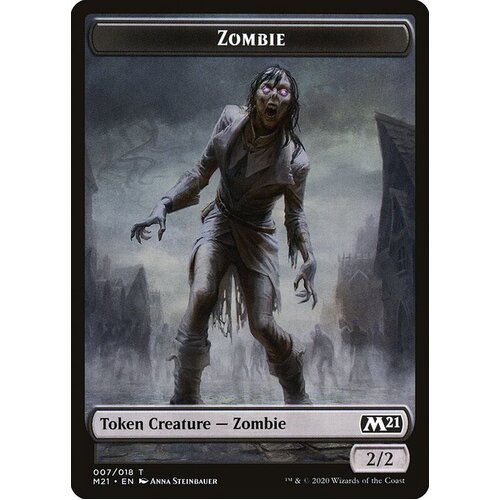 4 x Zombie Token - M21