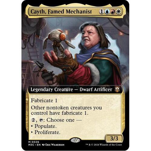 Cayth, Famed Mechanist (Extended Art) - M3C