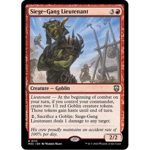 Siege-Gang Lieutenant - M3C