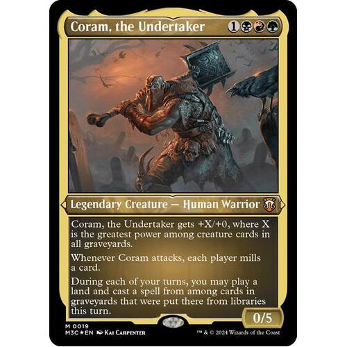 Coram, the Undertaker (Foil Etched) FOIL - M2C