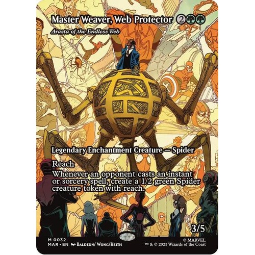 Master Weaver, Web Protector - Arasta of the Endless Web (Borderless) - MAR