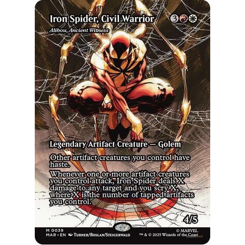 Iron Spider, Civil Warrior - Alibou, Ancient Witness (Borderless) - MAR