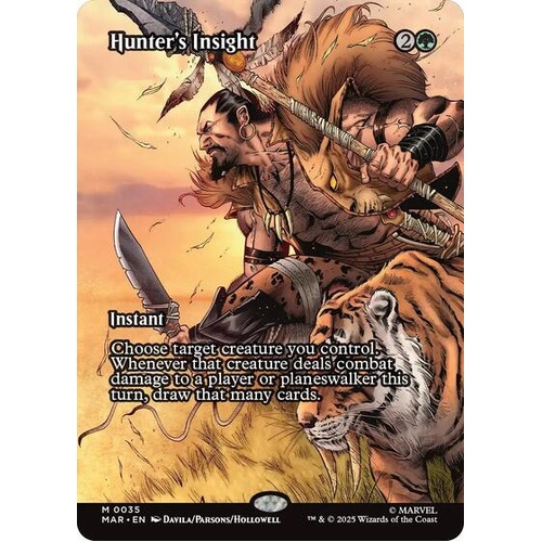 Hunter's Insight (Borderless) FOIL - MAR