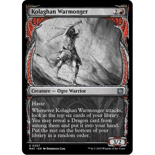 Kolaghan Warmonger (Showcase) - MAT