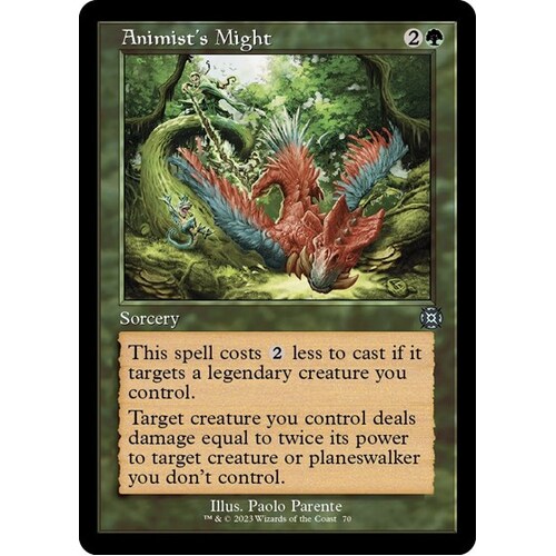 Animist's Might (Retro Frame) - MAT
