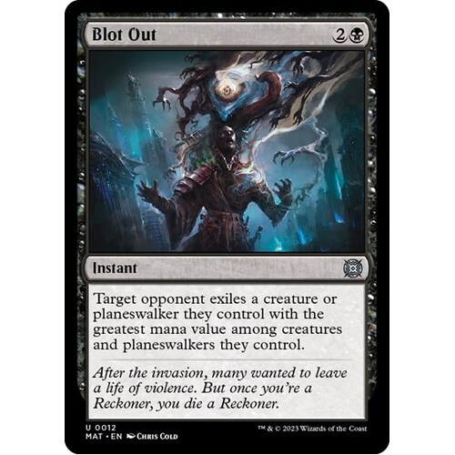 Blot Out FOIL - MAT