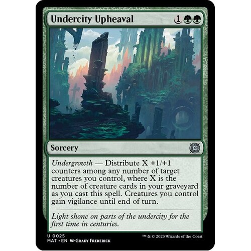 Undercity Upheaval FOIL - MAT