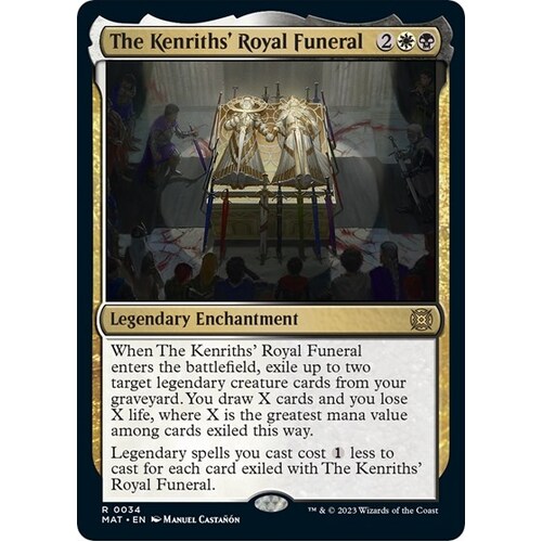 The Kenriths' Royal Funeral FOIL - MAT