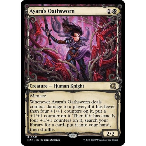 Ayara's Oathsworn (Showcase) FOIL - MAT