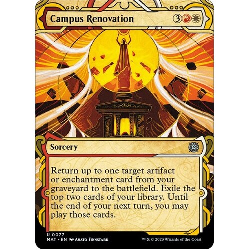 Campus Renovation (Showcase) FOIL - MAT