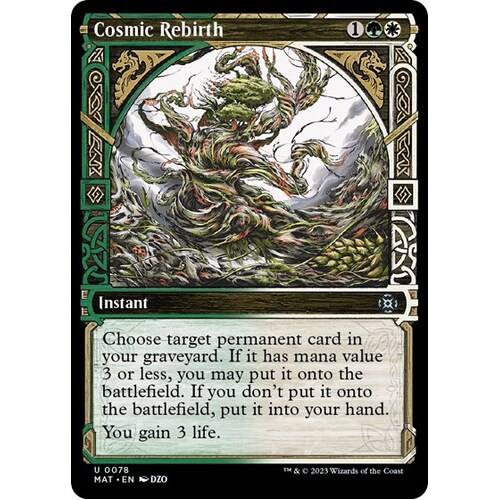 Cosmic Rebirth (Showcase) FOIL - MAT