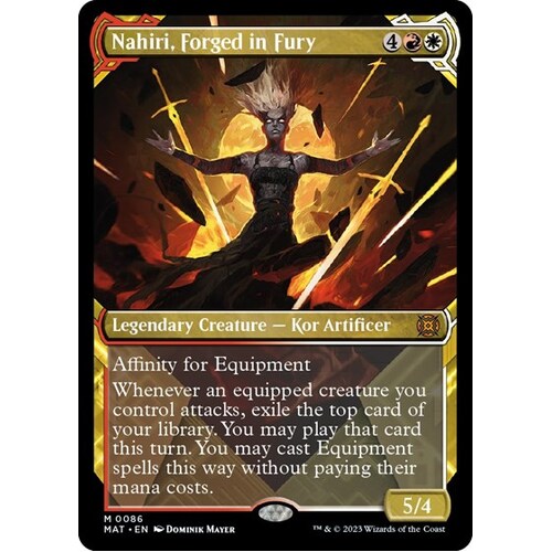Nahiri, Forged in Fury (Showcase) FOIL - MAT