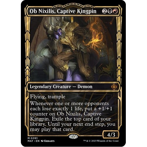 Ob Nixilis, Captive Kingpin (Showcase) FOIL - MAT