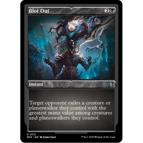 Blot Out (Foil Etched) - MAT