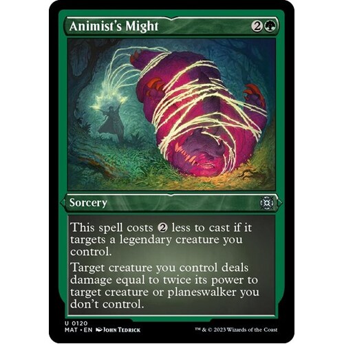 Animist's Might (Foil Etched) - MAT