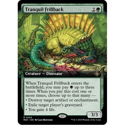 Tranquil Frillback (Extended Art) FOIL - MAT