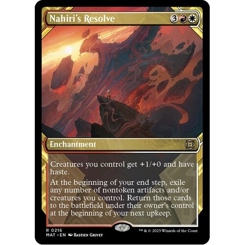 Nahiri's Resolve (Halo Foil) - MAT