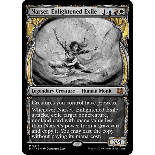 Narset, Enlightened Exile (Halo Foil) - MAT