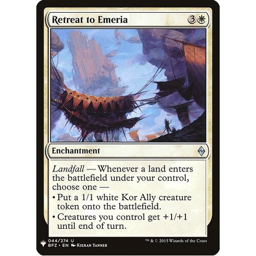 Retreat to Emeria - MB1