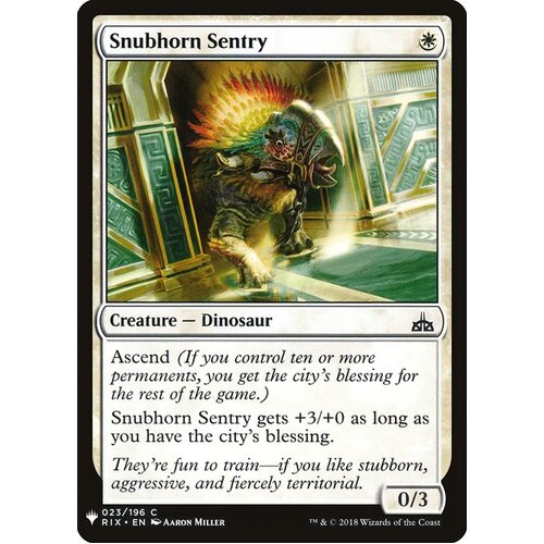 Snubhorn Sentry - MB1