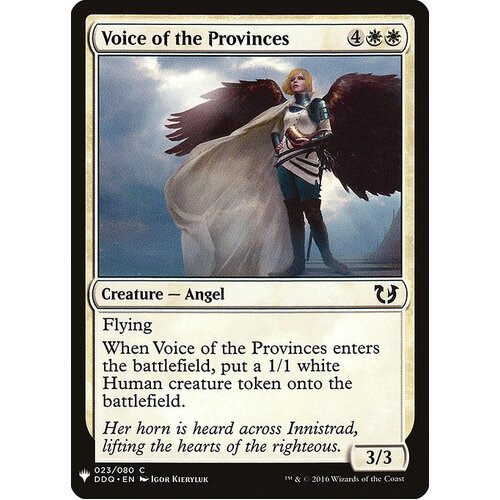 Voice of the Provinces - MB1