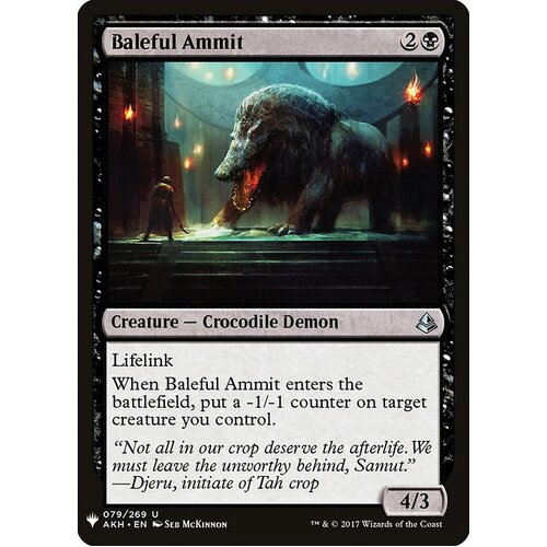 Baleful Ammit - MB1