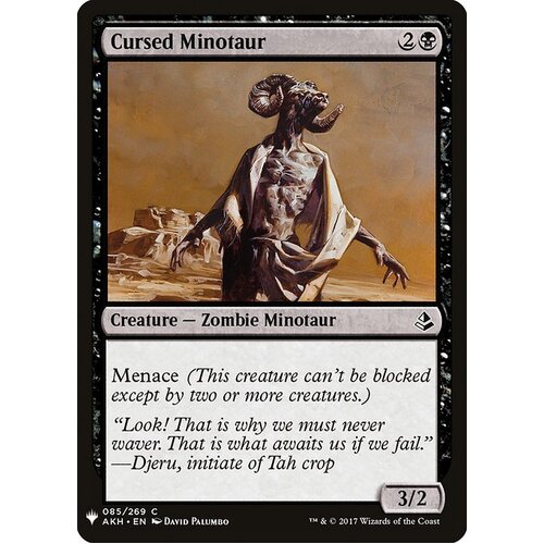 Cursed Minotaur - MB1