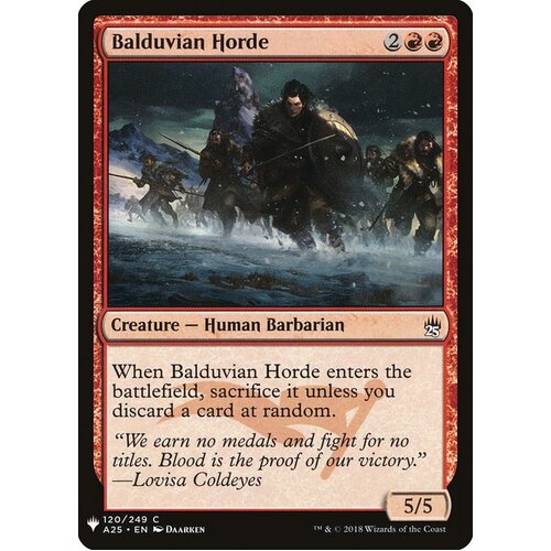 Balduvian Horde - MB1