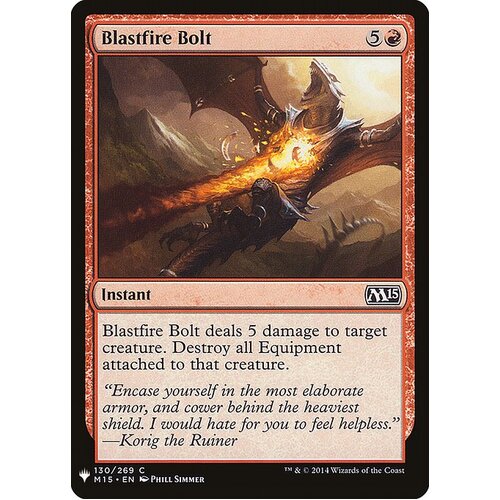 Blastfire Bolt - MB1