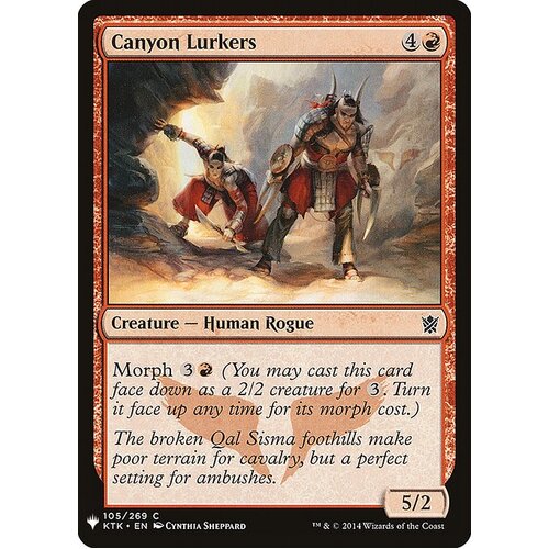 Canyon Lurkers - MB1