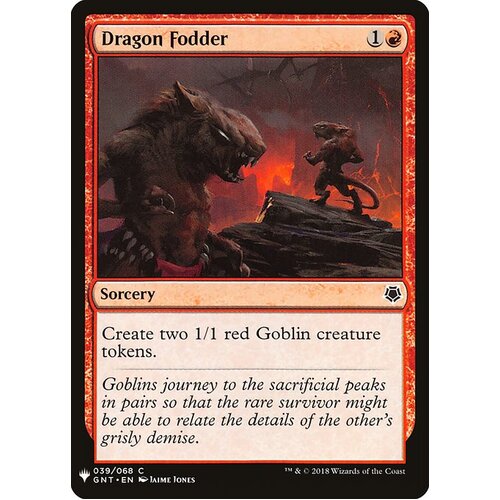 Dragon Fodder - MB1