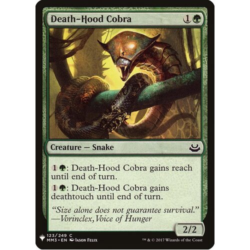 Death-Hood Cobra - MB1