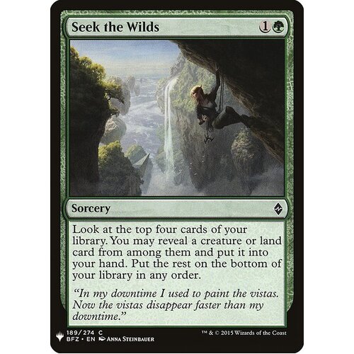 Seek the Wilds - MB1